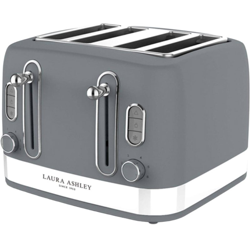 Laura Ashley Laura Ashley Dark Slate 4 Slice Toaster