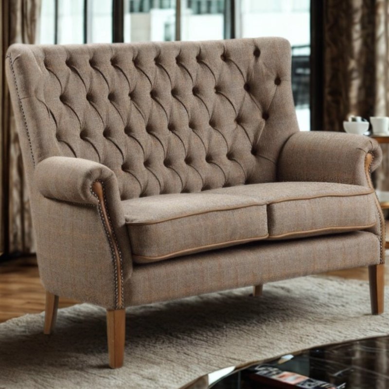 Hexham Tweed Hunting Lodge 2 Seater Sofa lifestyle