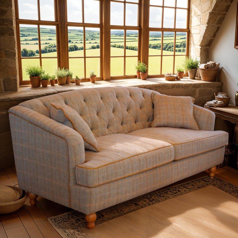 Buxton Club Fallwood Lodge Tweed 2 Seater Sofa lifestyle