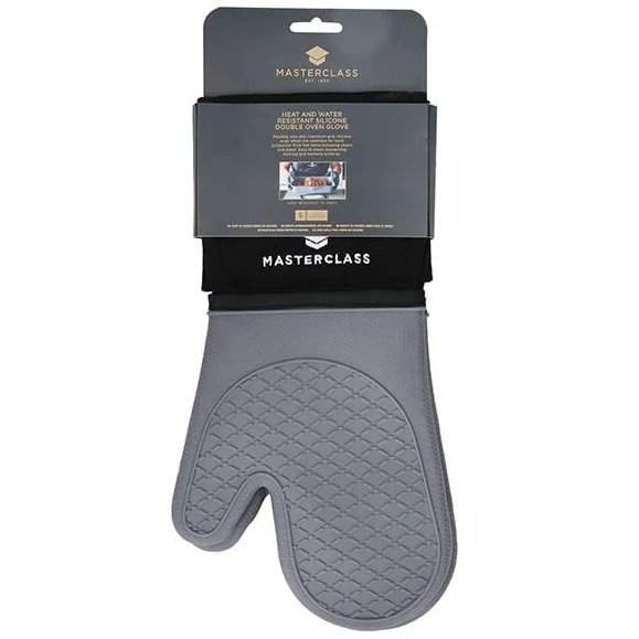 Masterclass Masterclass Grey Silicone Double Oven Glove