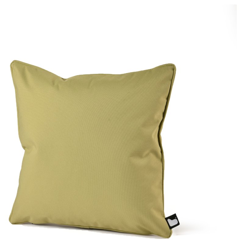 Outdoor Cushion In Pistache Green white background