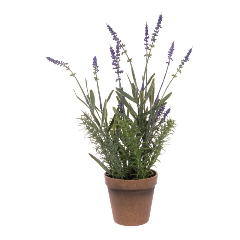 Floralsilk Lavender In A Pot 41cm