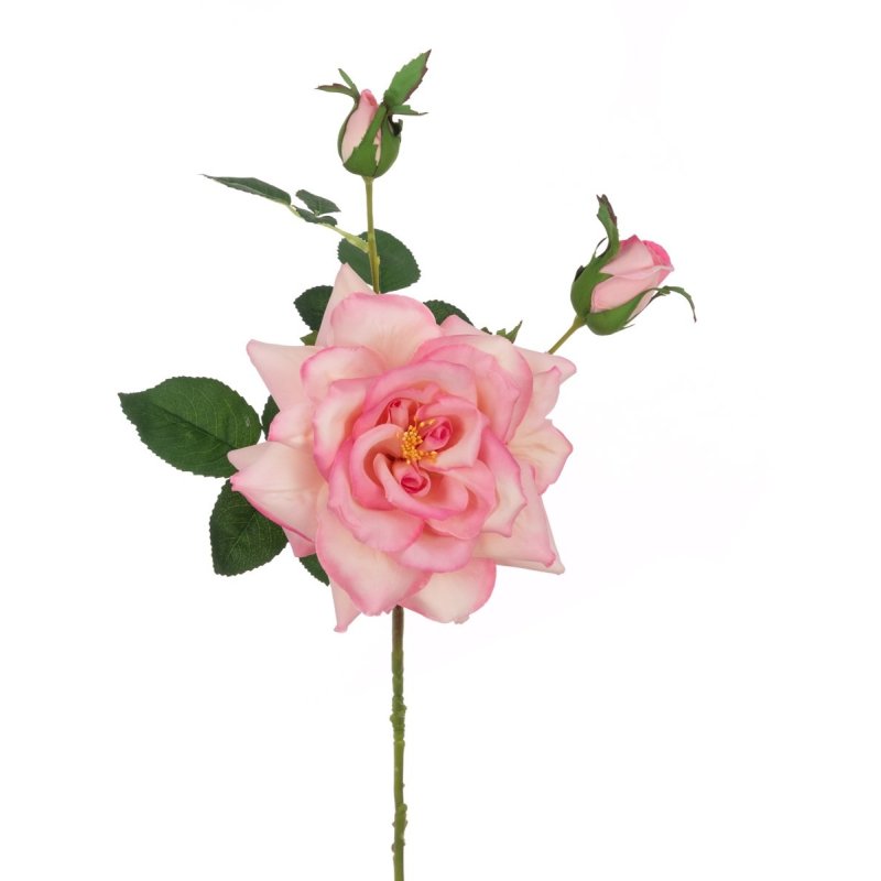 Floralsilk Reflex Petal Rose Spray Pink