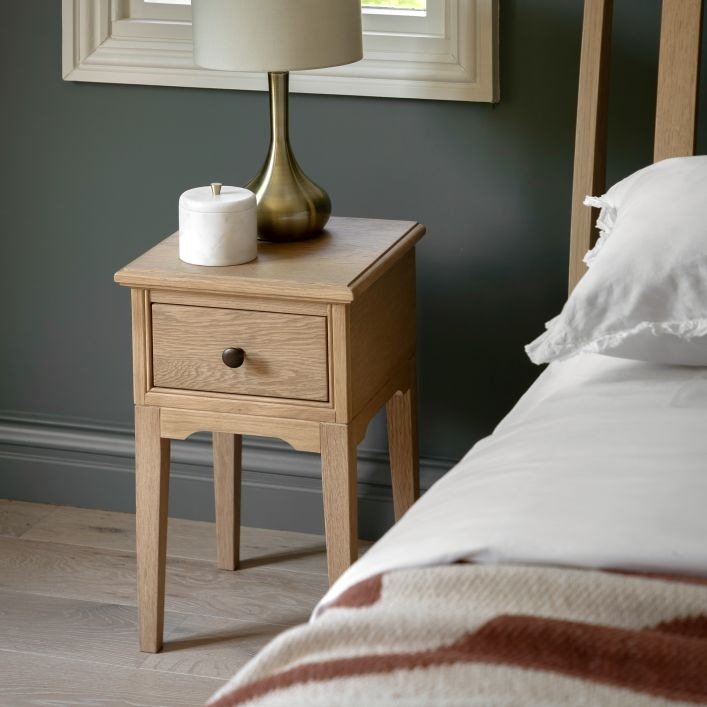 Gallery Direct Malvern 1 Drawer Bedside Table lifestyle