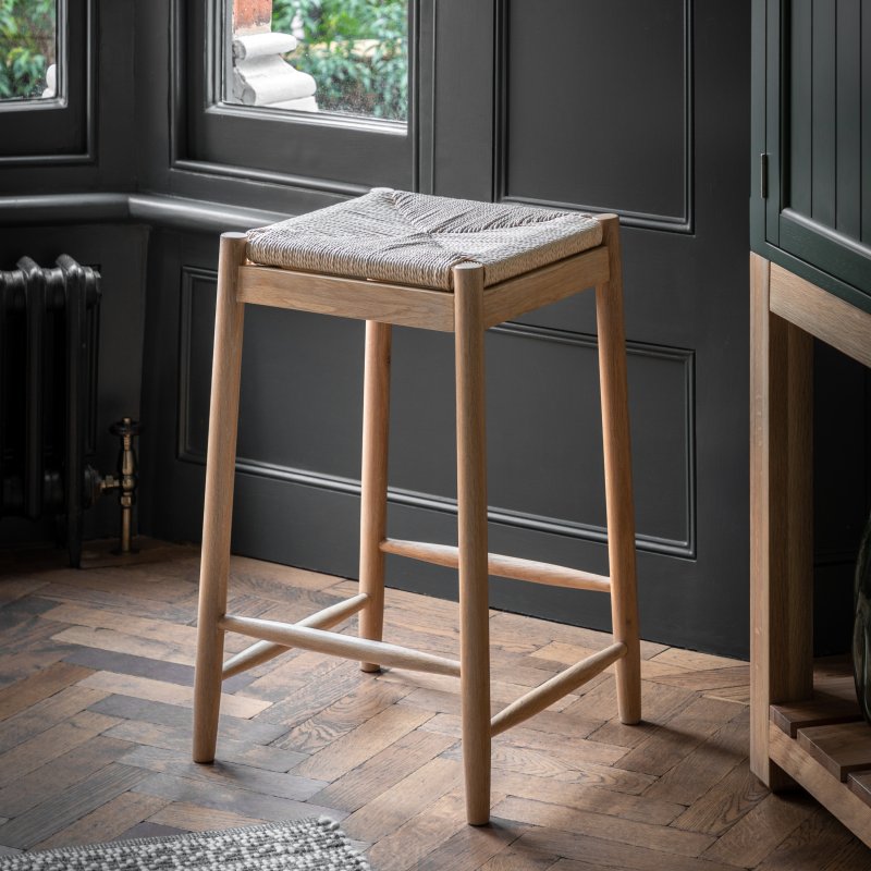 Gallery Direct Gallery Direct Eton Woven Bar Stool Pair in Natural