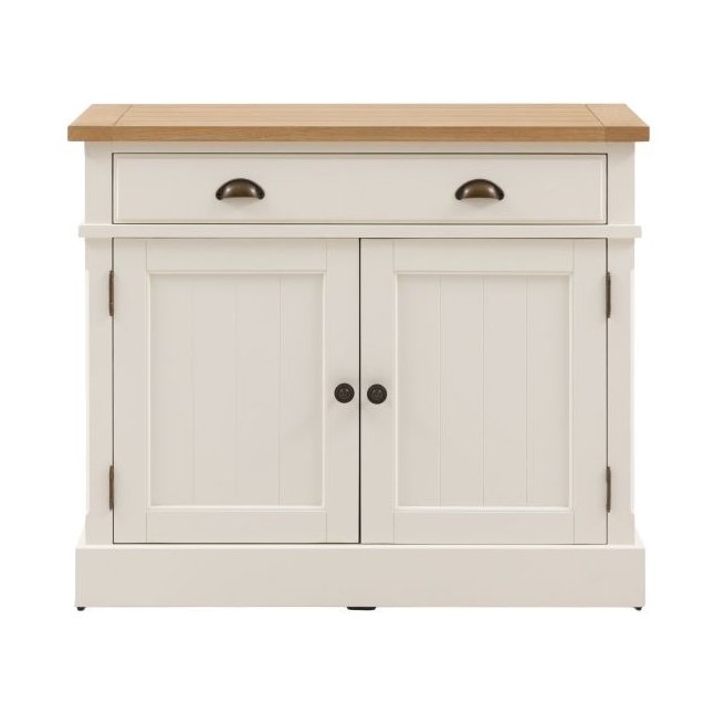 Gallery Direct Eton 2 Door Sideboard In White white background