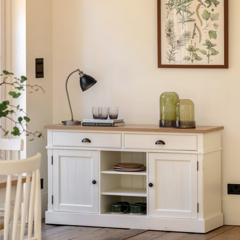 Gallery Direct Gallery Direct Eton 2 Door 2 Drawer Sideboard in White