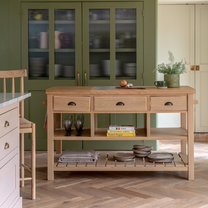 Gallery Direct Gallery Direct Eton Kitchen Island in Natural