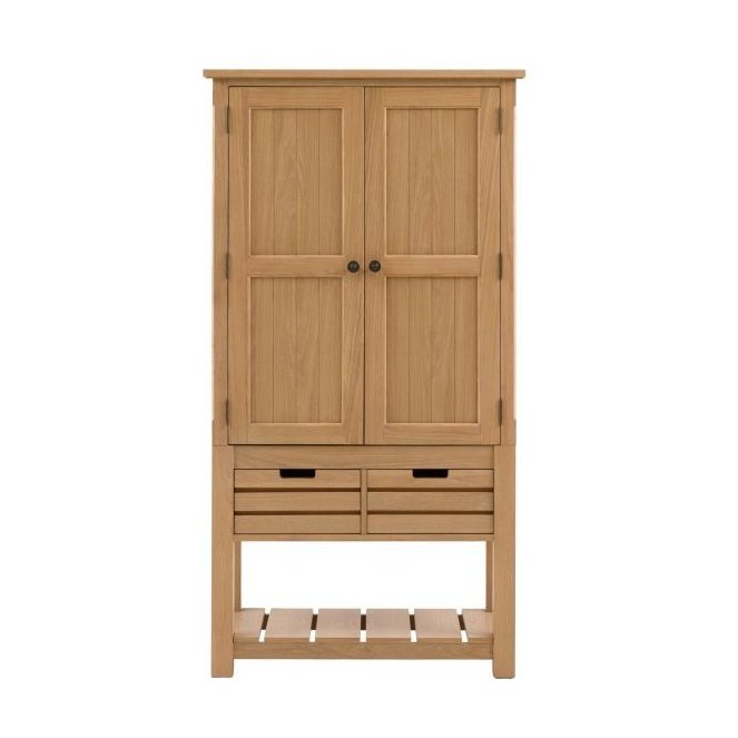 Gallery Direct Eton Larder Cupboard In Natural white background