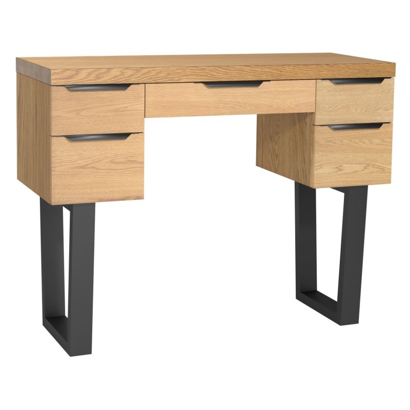 Fusion Oak Dressing Table white background