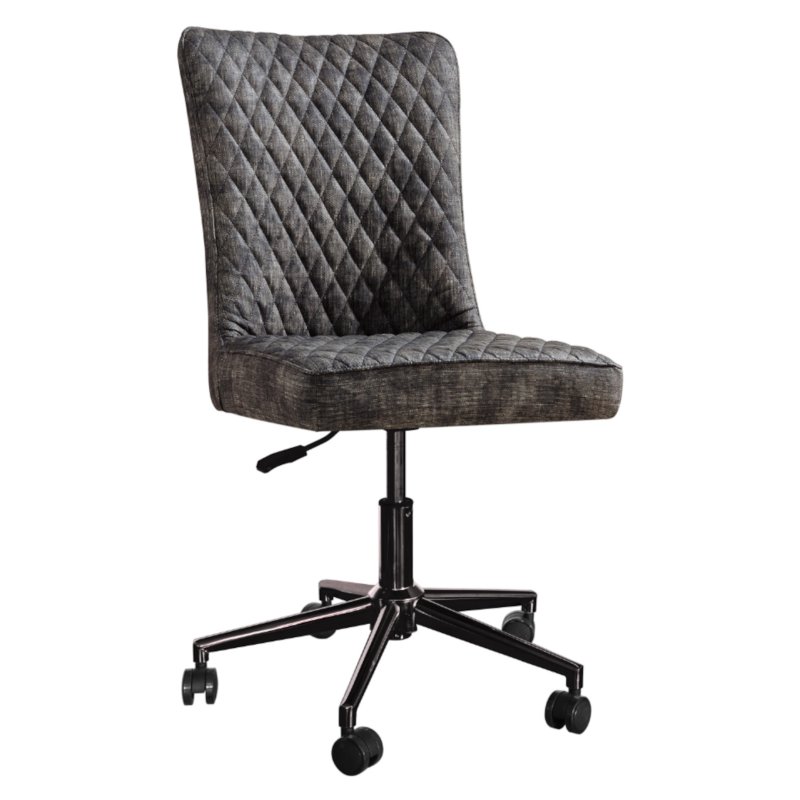 Fusion Oak Office Chair In Graphite white background