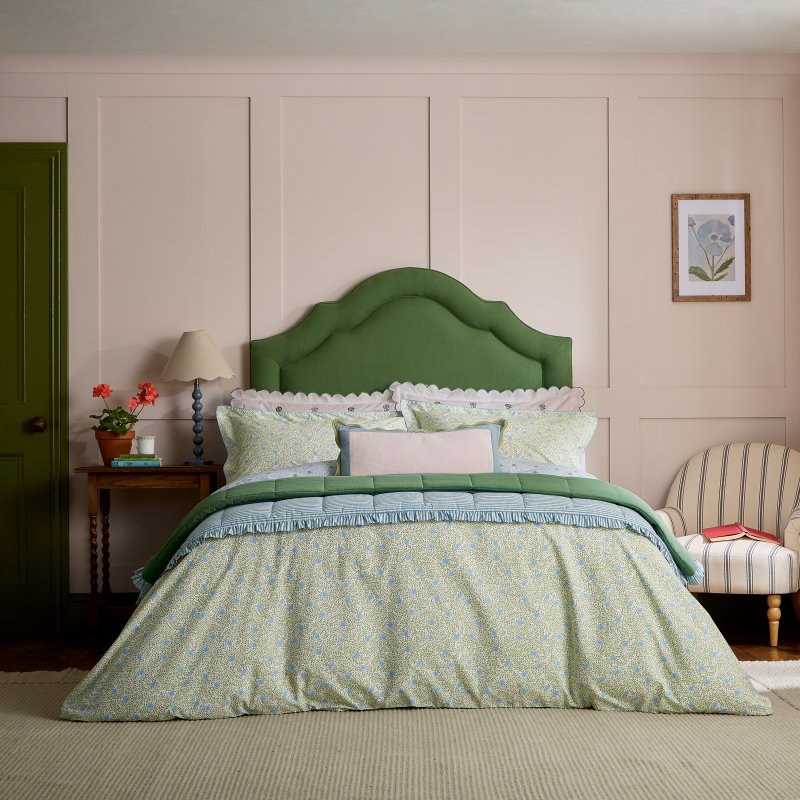 Joules Joules Trailing Ditsy Green Duvet Cover Set