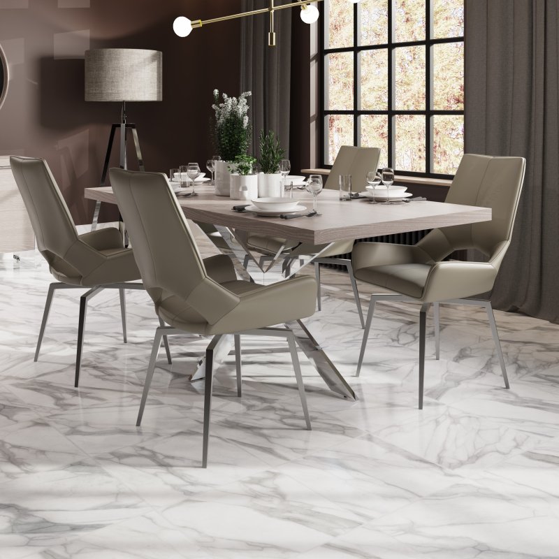 Copenhagen 1.6m Dining Table & 4 Chairs lifestyle