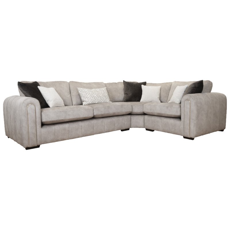 Emelia 2 Corner 1 Sofa white background