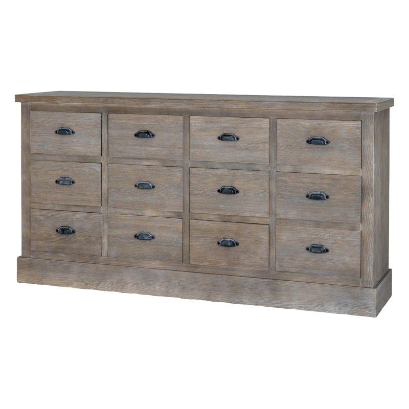 Hatton 12 Drawer Chest white background
