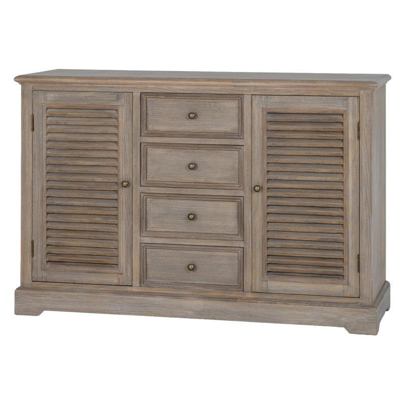 Cromwell 4 Drawer 2 Door Large Sideboard white background