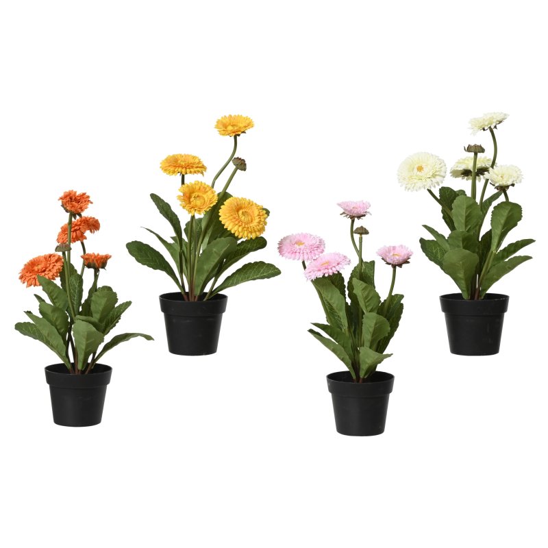 Kaemingk Faux Potted Chrysanthemum