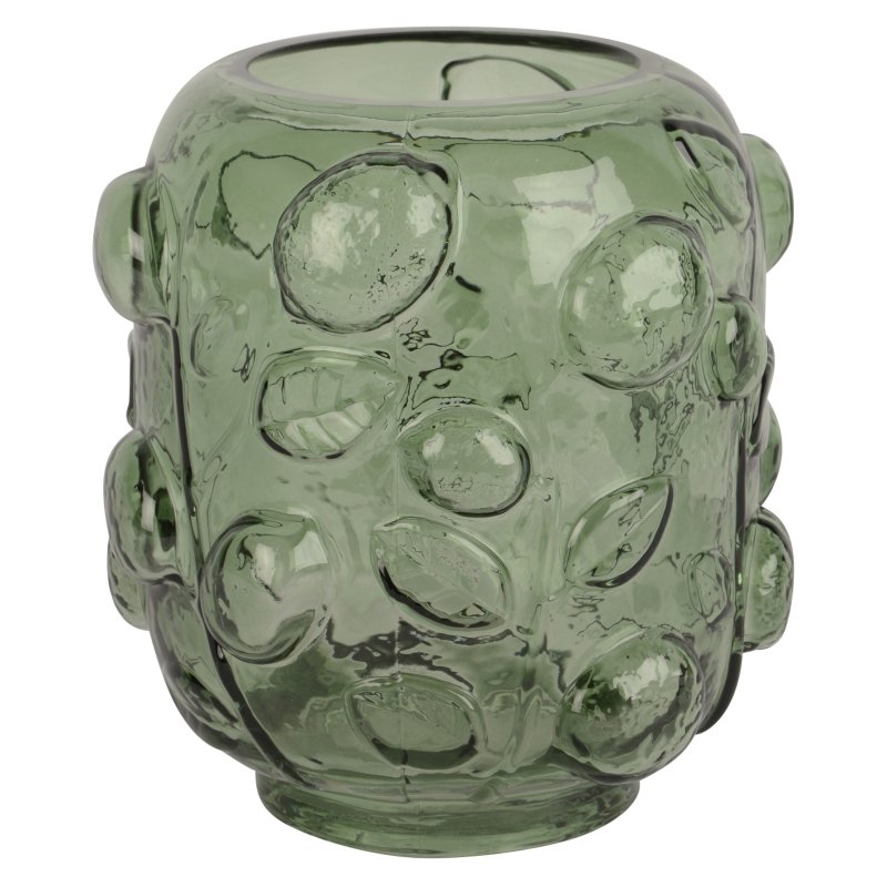 Kaemingk Green Textured Glass Vase