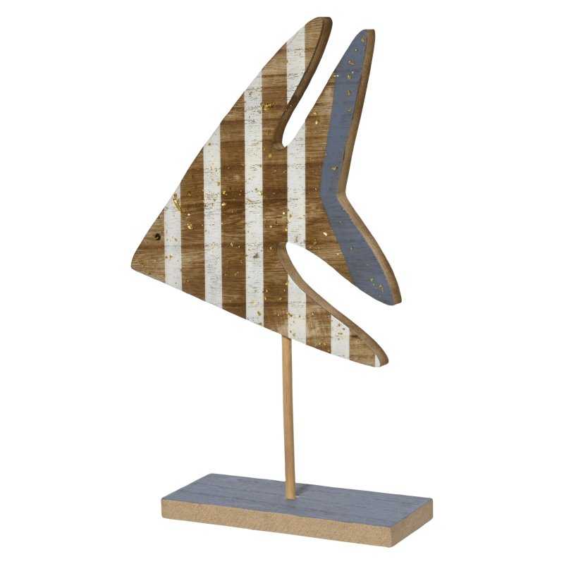 Kaemingk Striped Enamel Finish Fish on a Base