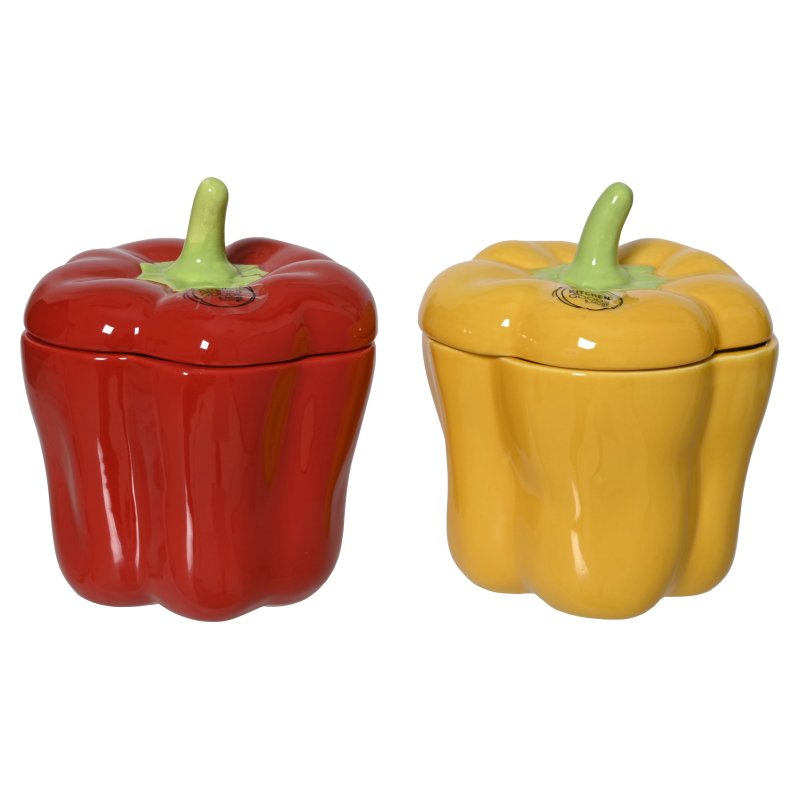 Kaemingk Pepper Glazed Storage Jar