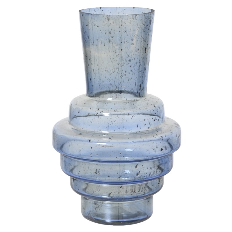 Kaemingk Blue Lustre Vase Conical