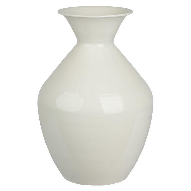Kaemingk Off White Vase 23cm
