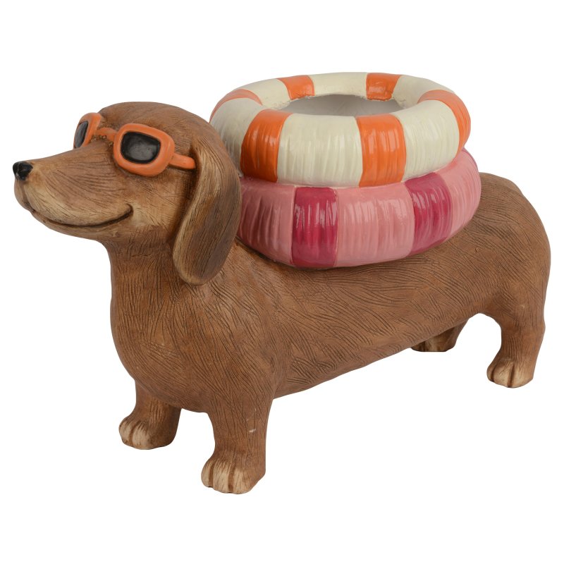 Kaemingk Sausage Dog Planter