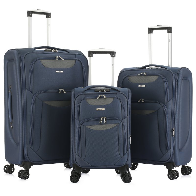 Everest Soft Shell Cases Blue/Grey group shot