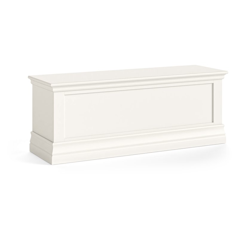 Aldiss Own Burgundy Off White Blanket Box
