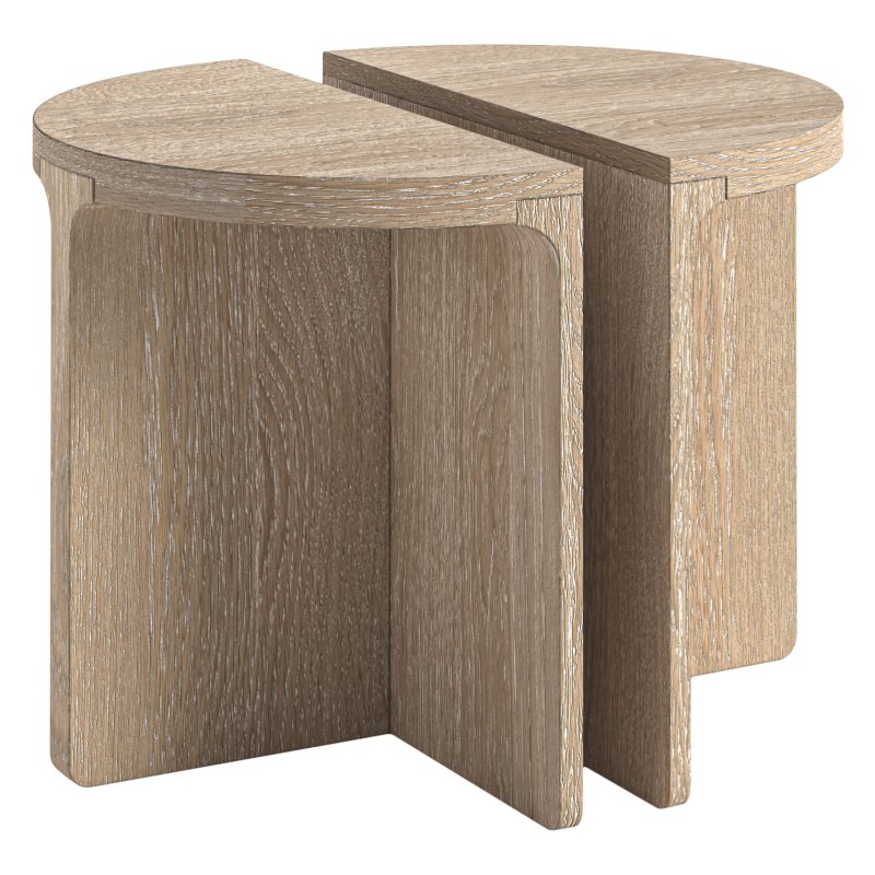 Aldiss Own Portobello Half Moon Nest Of Tables