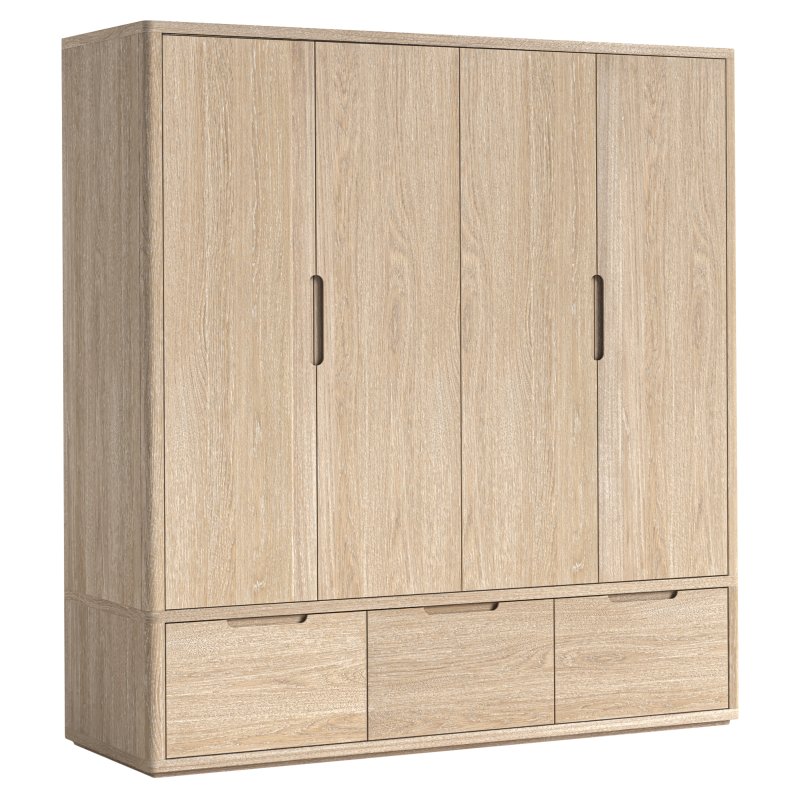 Aldiss Own Portobello 4 Door Wardrobe