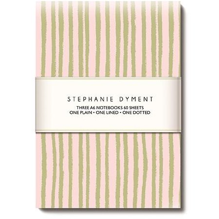 Stephanie Dyment 3 Pack A6 Notebooks