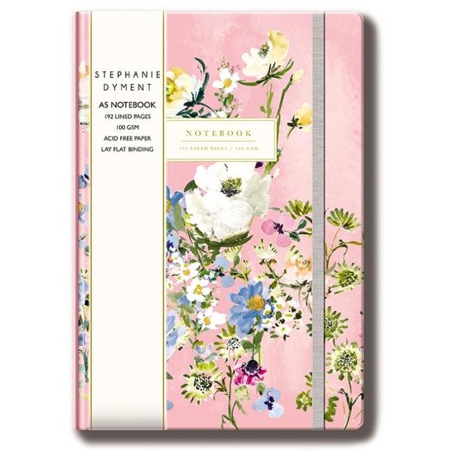 Stephanie Dyment A5 Notebook Pink