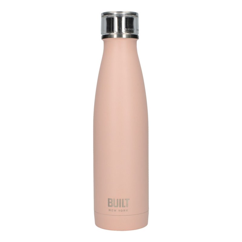 Built Drinks Bottle 500ml Stainless Steel Pale Pink