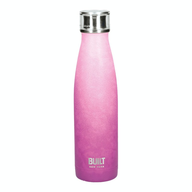 Built Drinks Bottle 500ml Stainless Steel Pink/Purple