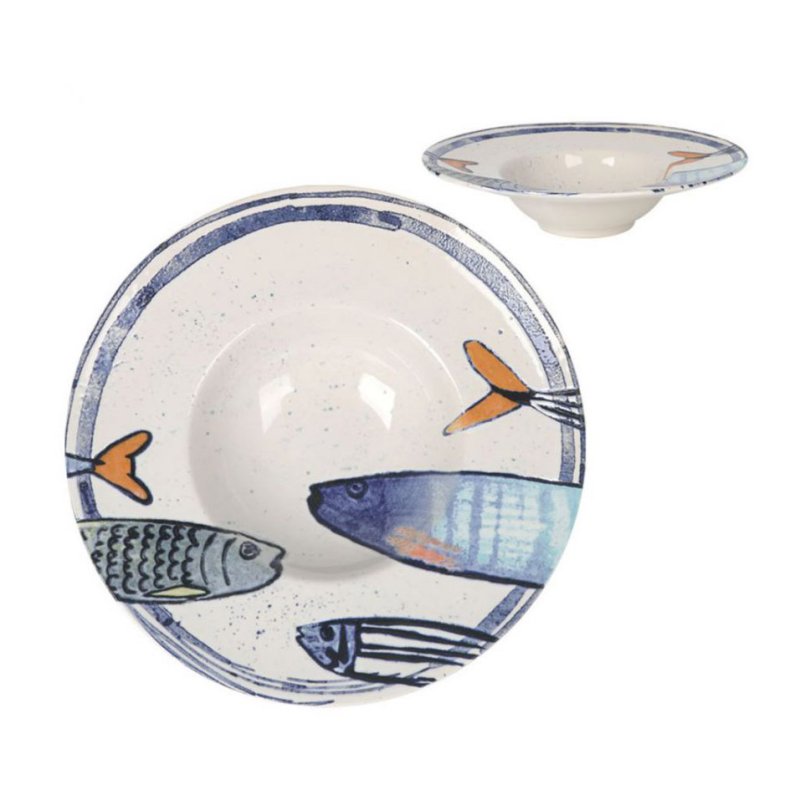 Norfolk & Co Catch Of The Day II Risotto Plate