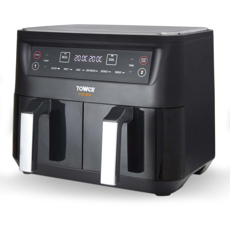 Tower Vizion 8L Dual Basket Air Fryer
