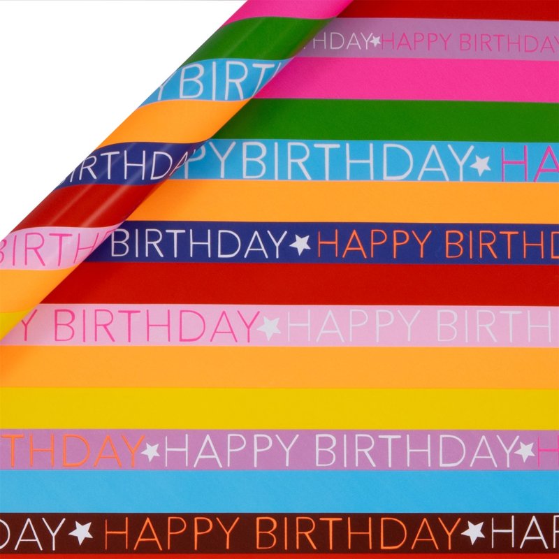 Glick Rollwrap Birthday Slide 4M