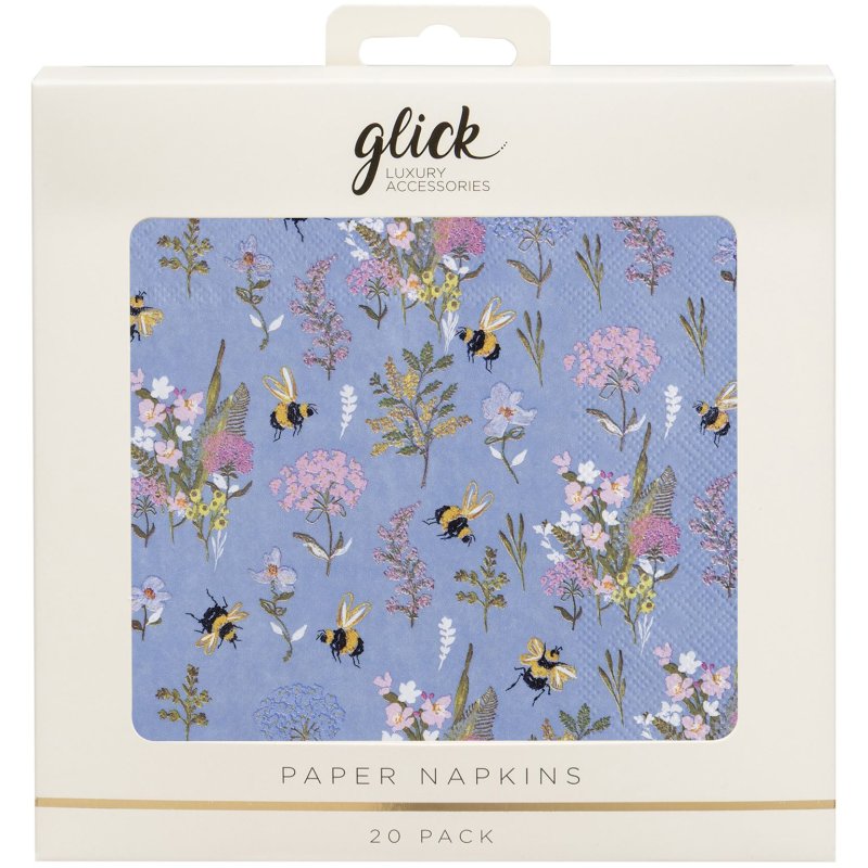 Glick Bee Meadow Paper Napkins 20pk