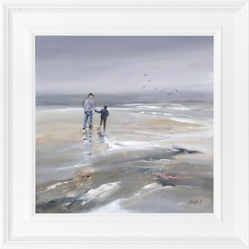 Artko Artko Beach Walk Small II Framed Print