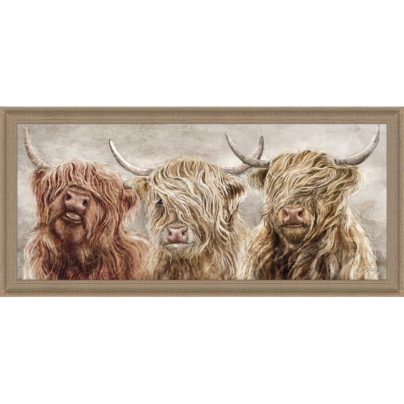 Artko Artko Kindred Cows Framed Print