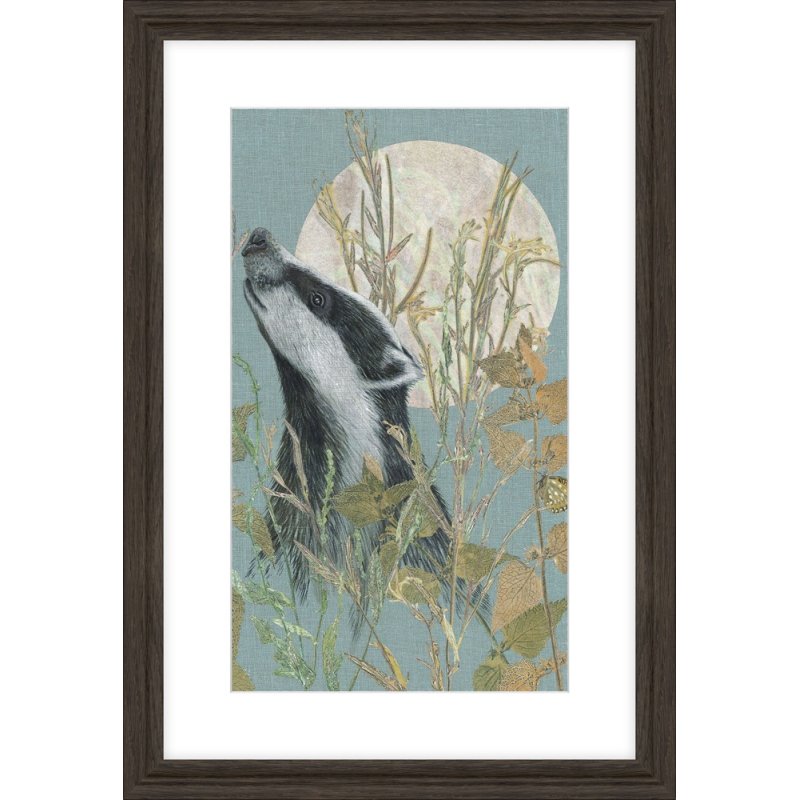 Artko Artko As The Day Gives Way Badger Framed Print