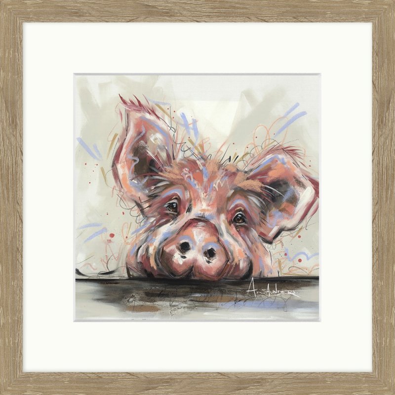 Artko Artko This Little Piggy Framed Print
