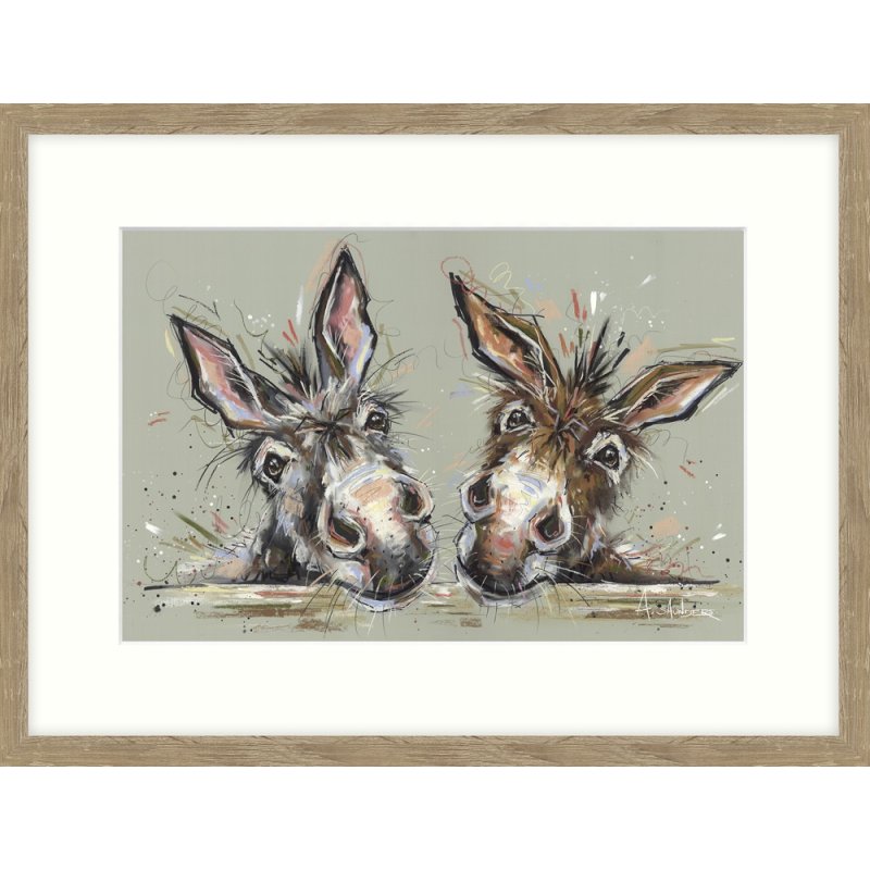 Artko Artko Nosey Fellows Framed Print