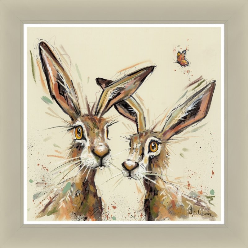 Artko Artko Hare and Hare Alike Framed Print