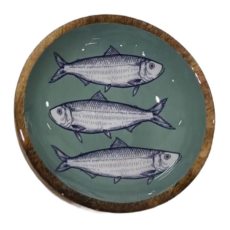 Candlelight Sardines Fish Mango Bowl Green