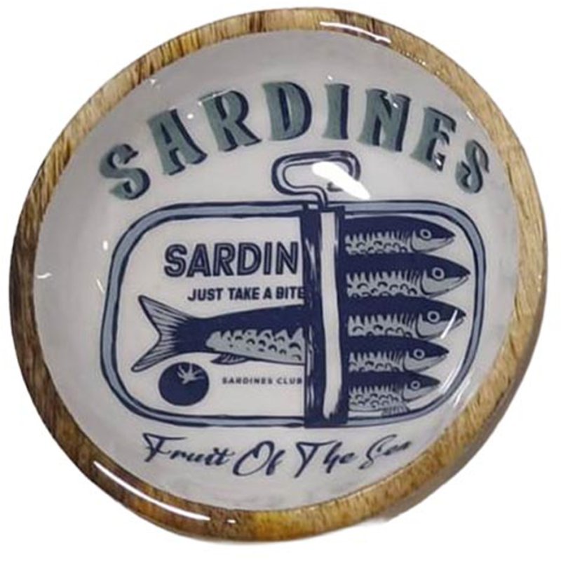 Candlelight Sardines Small Tin Design Bowl