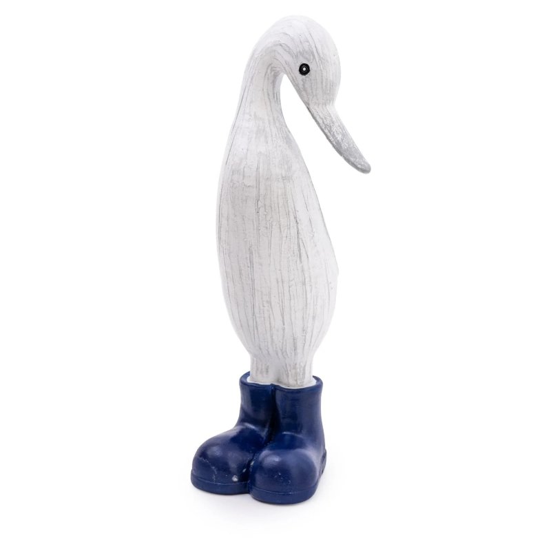 Candlelight Duck With Navy Wellies small