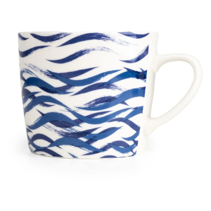 Candlelight Coastal Shores Conical Waves Mug
