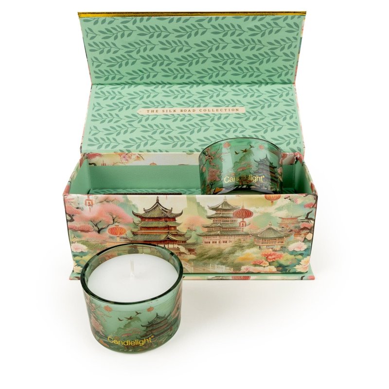 Candlelight The Silk Road Chengdu Set Of 2 Candles with box